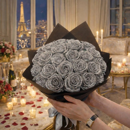 Luxury Handmade Sparkle Rose Bouquet