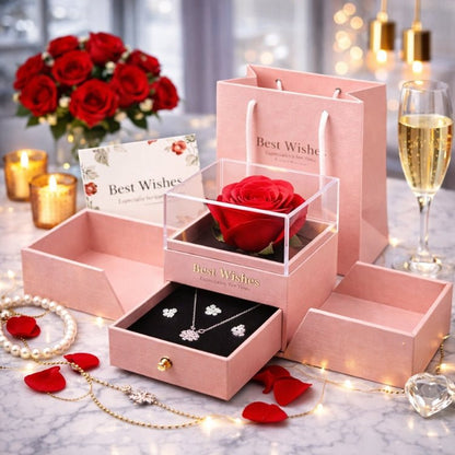 Eternal Flower Jewelry Box