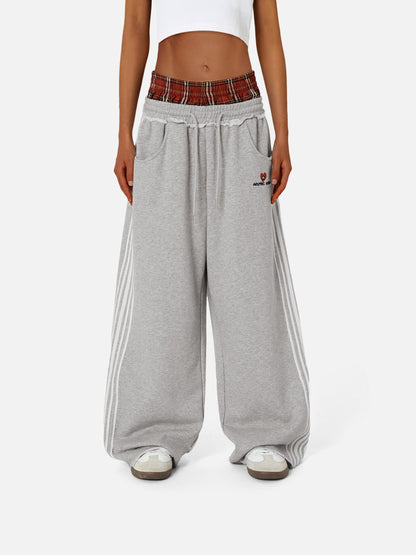 Double Waist Baggy Sweatpants